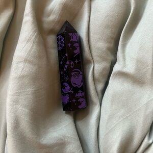 Purple and Black Crystal